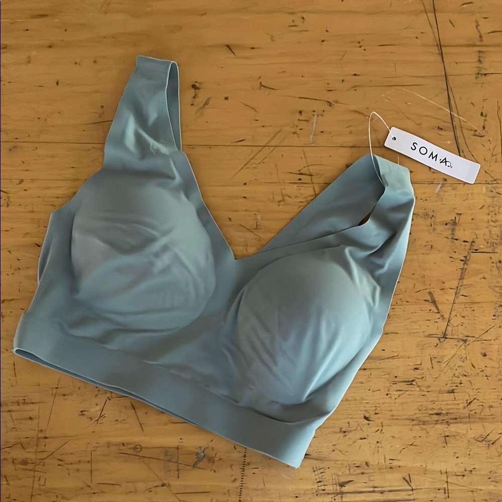 Soma Light Green Bralette